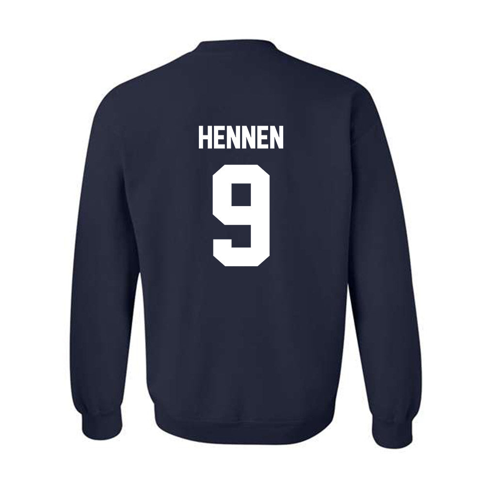 AU - NCAA Men's Ice Hockey : Hayden Hennen - Classic Fashion Shersey Crewneck Sweatshirt-1