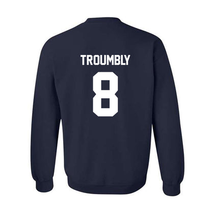 AU - NCAA Men's Ice Hockey : Ben Troumbly - Classic Fashion Shersey Crewneck Sweatshirt-1