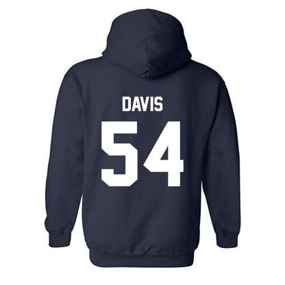 AU - NCAA Football : Kaleb Davis - Classic Fashion Shersey Hooded Sweatshirt-1