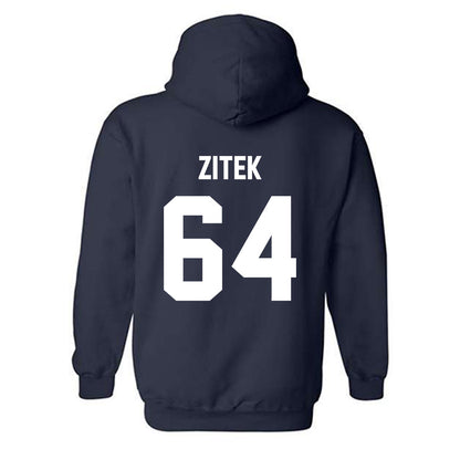 AU - NCAA Football : Jake Zitek - Classic Fashion Shersey Hooded Sweatshirt-1