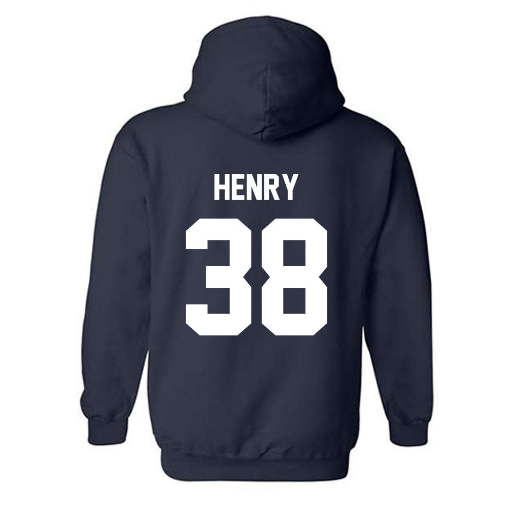 AU - NCAA Baseball : Will Henry - Classic Fashion Shersey Hooded Sweatshirt-1