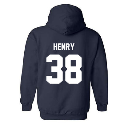 AU - NCAA Baseball : Will Henry - Classic Fashion Shersey Hooded Sweatshirt-1