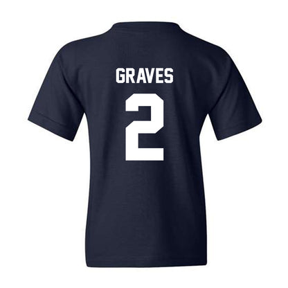 AU - NCAA Men's Basketball : Jadan Graves - Classic Fashion Shersey Youth T-Shirt