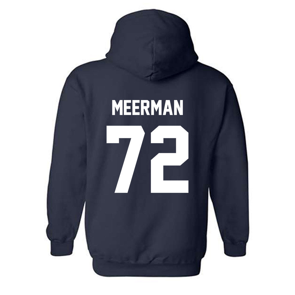 AU - NCAA Men's Ice Hockey : Brett Meerman - Classic Fashion Shersey Hooded Sweatshirt-1