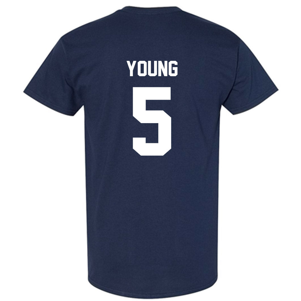 AU - NCAA Men's Ice Hockey : Easton Young - Classic Fashion Shersey T-Shirt-1