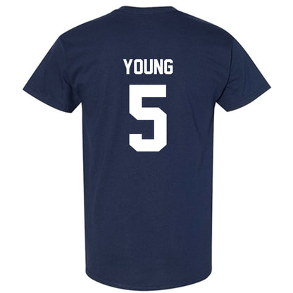 AU - NCAA Men's Ice Hockey : Easton Young - Classic Fashion Shersey T-Shirt-1