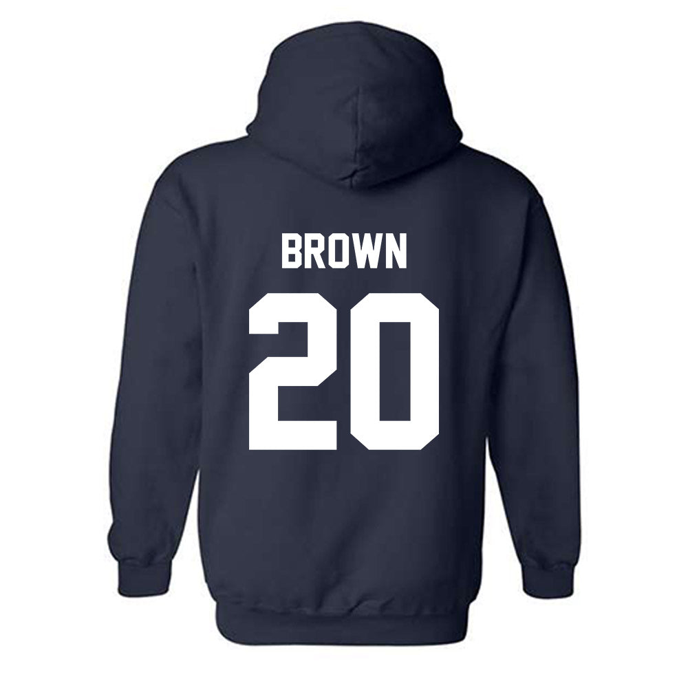 AU - NCAA Football : Dante Brown - Classic Fashion Shersey Hooded Sweatshirt-1