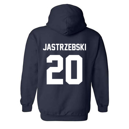 AU - NCAA Men's Ice Hockey : Jacob Jastrzebski - Classic Fashion Shersey Hooded Sweatshirt-1