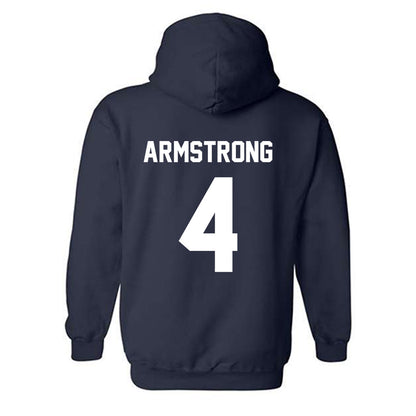 AU - NCAA Men's Basketball : Cj Armstrong - Classic Fashion Shersey Hooded Sweatshirt-1