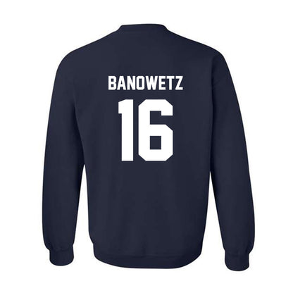 AU - NCAA Baseball : Nick Banowetz - Classic Fashion Shersey Crewneck Sweatshirt