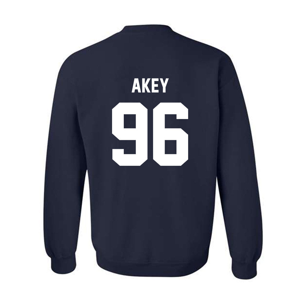 AU - NCAA Football : Connor Akey - Classic Fashion Shersey Crewneck Sweatshirt-1
