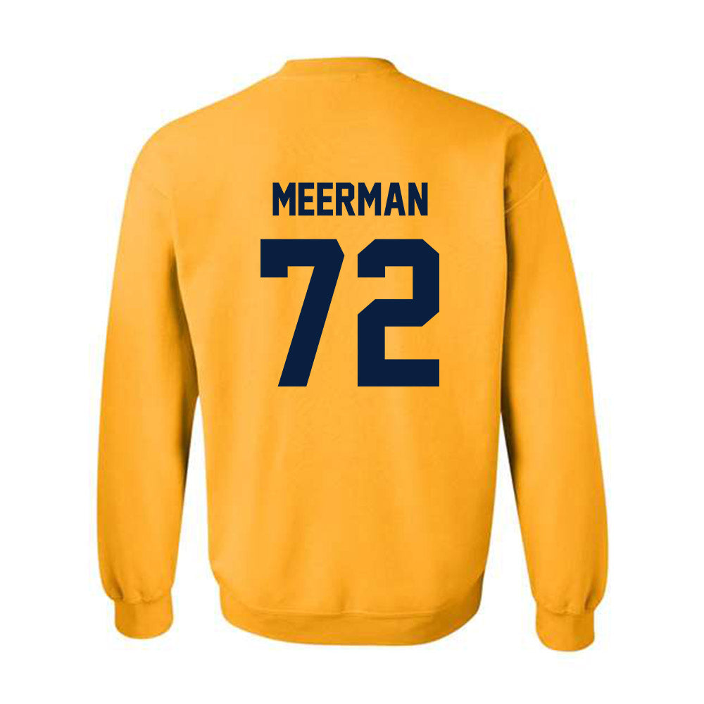 AU - NCAA Men's Ice Hockey : Brett Meerman - Classic Fashion Shersey Crewneck Sweatshirt-1