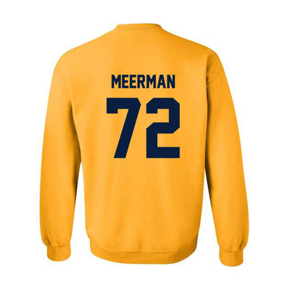 AU - NCAA Men's Ice Hockey : Brett Meerman - Classic Fashion Shersey Crewneck Sweatshirt-1