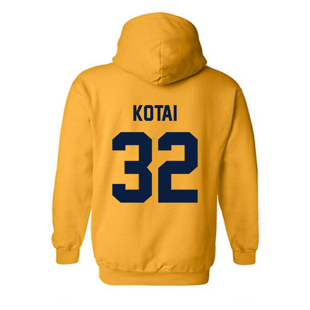 AU - NCAA Men's Ice Hockey : Josh Kotai - Classic Fashion Shersey Hooded Sweatshirt-1