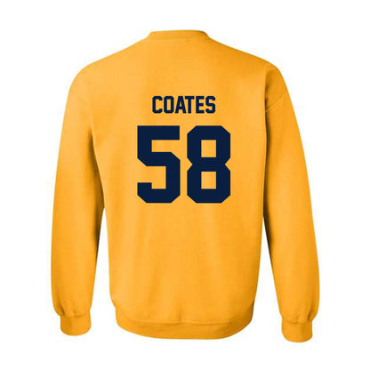 AU - NCAA Football : Wes Coates - Classic Fashion Shersey Crewneck Sweatshirt-1