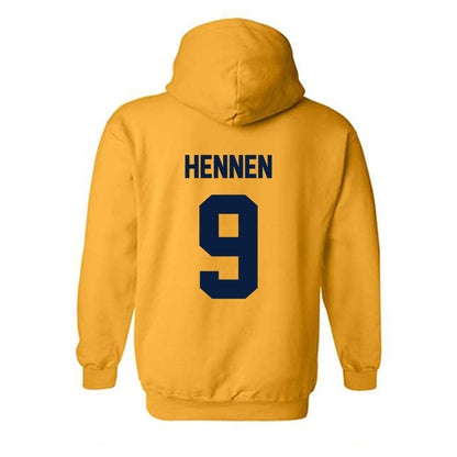 AU - NCAA Men's Ice Hockey : Hayden Hennen - Classic Fashion Shersey Hooded Sweatshirt-1