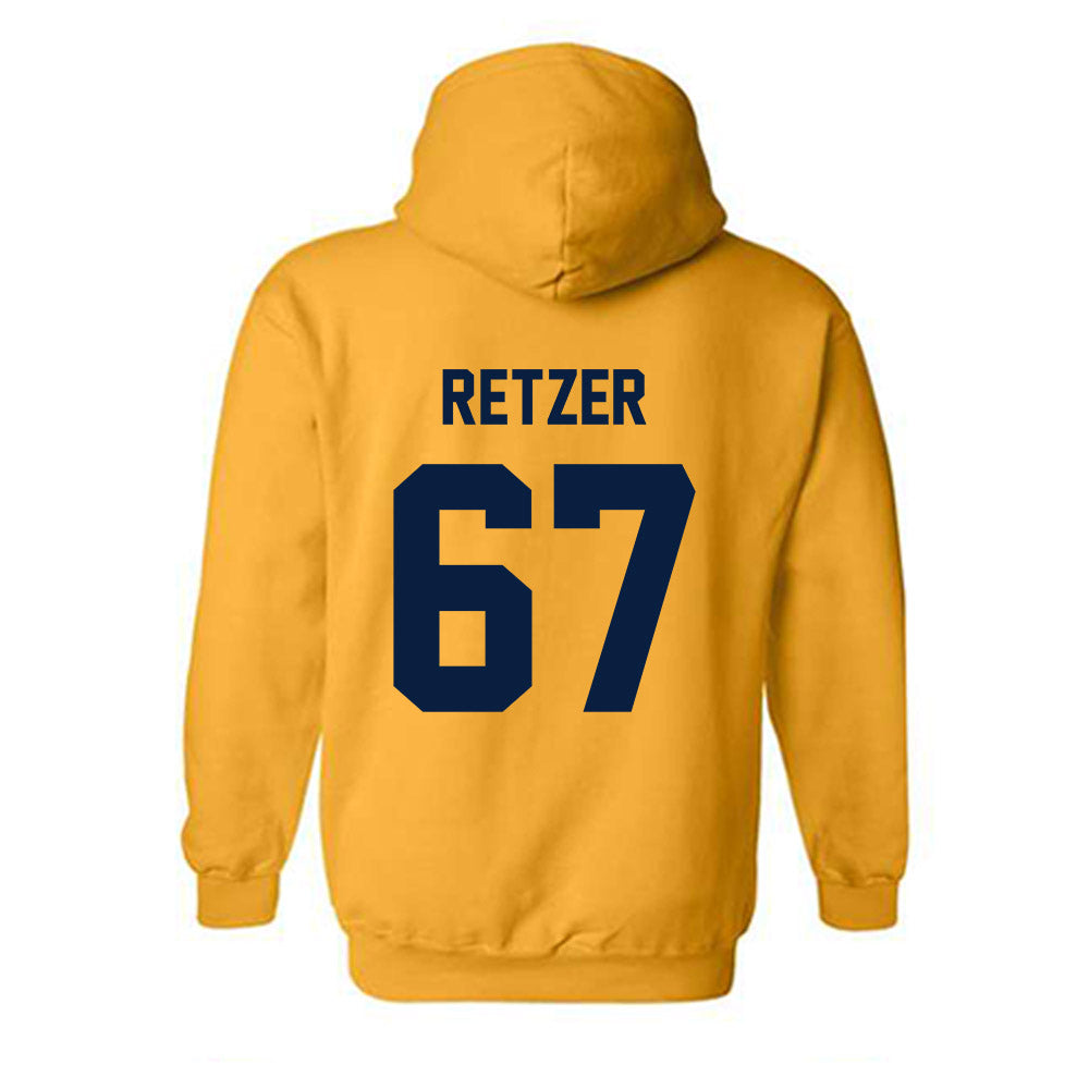 AU - NCAA Football : Ryan Retzer - Classic Fashion Shersey Hooded Sweatshirt-1