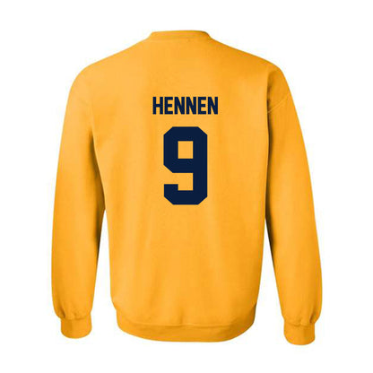 AU - NCAA Men's Ice Hockey : Hayden Hennen - Classic Fashion Shersey Crewneck Sweatshirt-1