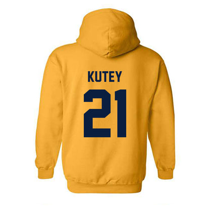 AU - NCAA Women's Volleyball : Jazmen Kutey - Classic Fashion Shersey Hooded Sweatshirt-1