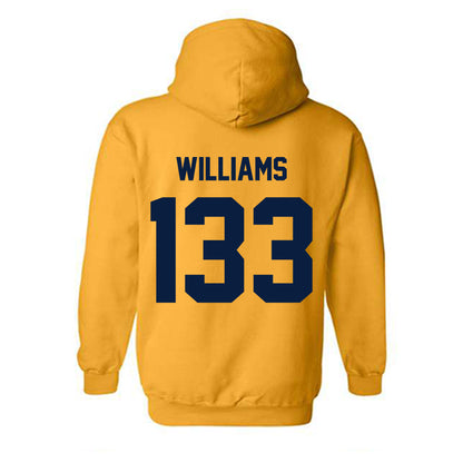 AU - NCAA Wrestling : Bentley Williams - Classic Fashion Shersey Hooded Sweatshirt-1