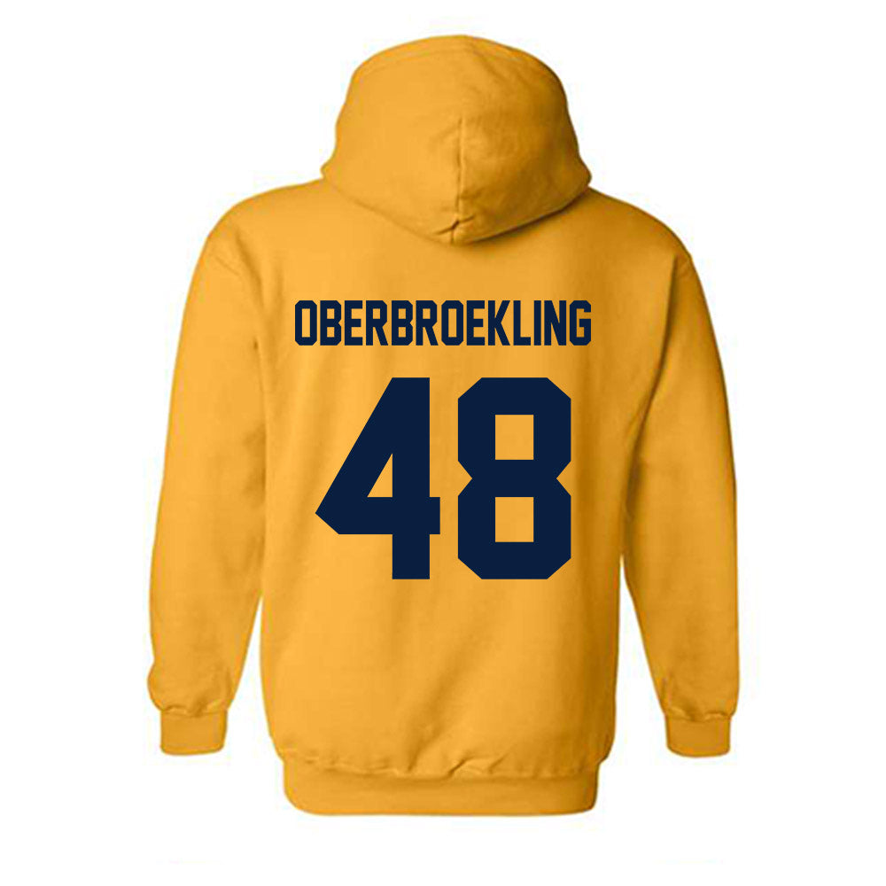 AU - NCAA Baseball : Caden Oberbroekling - Classic Fashion Shersey Hooded Sweatshirt-1