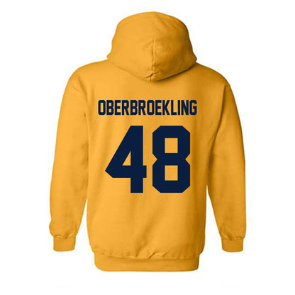 AU - NCAA Baseball : Caden Oberbroekling - Classic Fashion Shersey Hooded Sweatshirt-1