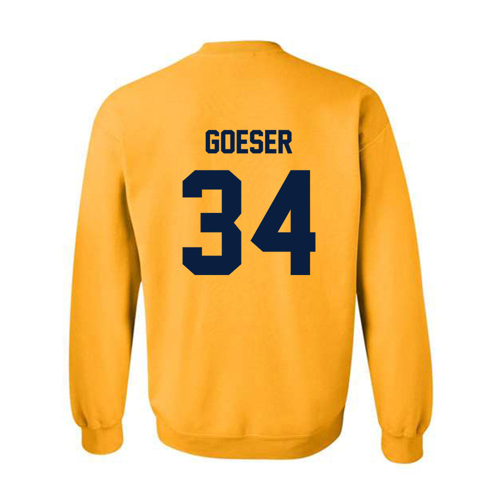 AU - NCAA Baseball : Cole Goeser - Classic Fashion Shersey Crewneck Sweatshirt