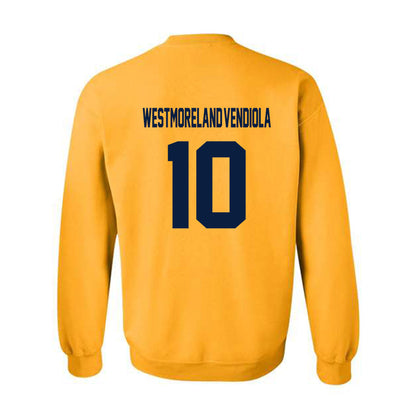 AU - NCAA Men's Basketball : Amari Westmoreland-Vendiola - Classic Fashion Shersey Crewneck Sweatshirt-1