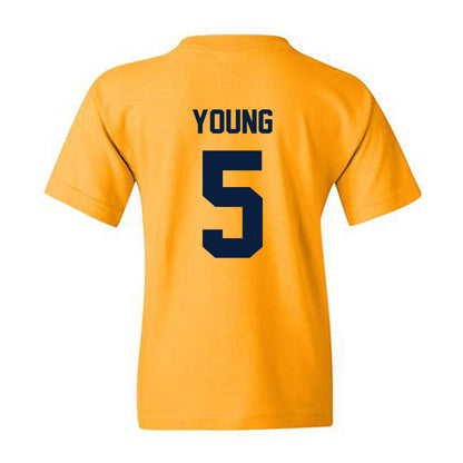 AU - NCAA Men's Ice Hockey : Easton Young - Classic Fashion Shersey Youth T-Shirt-1