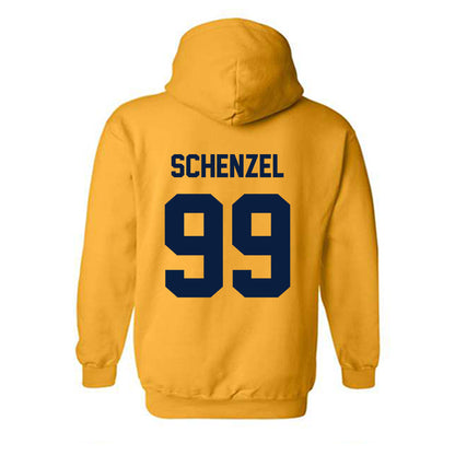 AU - NCAA Men's Basketball : August Schenzel - Classic Fashion Shersey Hooded Sweatshirt