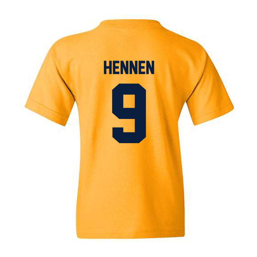 AU - NCAA Men's Ice Hockey : Hayden Hennen - Classic Fashion Shersey Youth T-Shirt-1