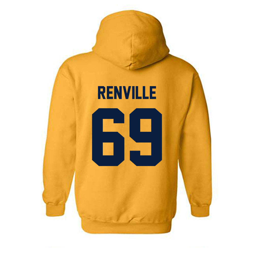 AU - NCAA Football : Elliott Renville - Classic Fashion Shersey Hooded Sweatshirt-1