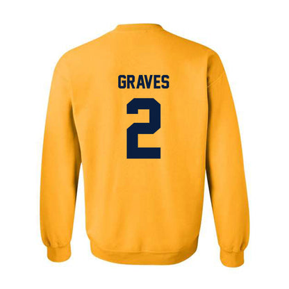 AU - NCAA Men's Basketball : Jadan Graves - Classic Fashion Shersey Crewneck Sweatshirt