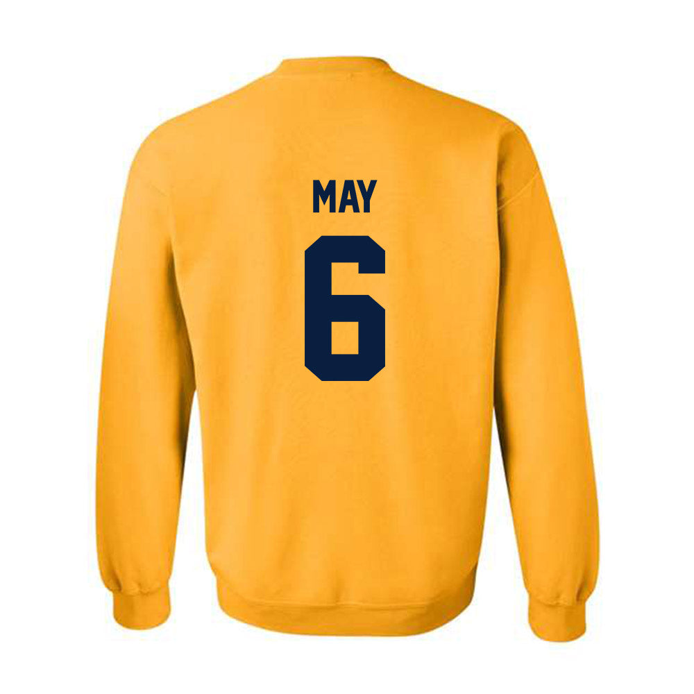 AU - NCAA Football : Neal May - Classic Fashion Shersey Crewneck Sweatshirt-1