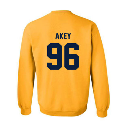 AU - NCAA Football : Connor Akey - Classic Fashion Shersey Crewneck Sweatshirt-1
