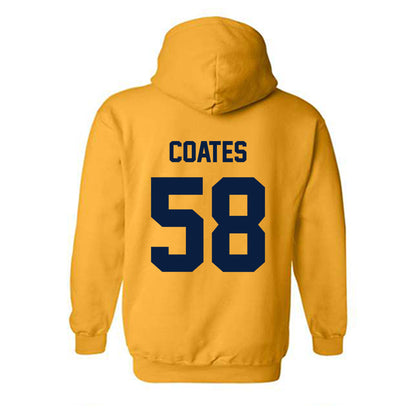 AU - NCAA Football : Wes Coates - Classic Fashion Shersey Hooded Sweatshirt-1