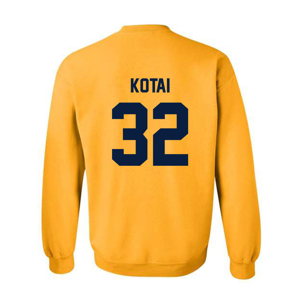 AU - NCAA Men's Ice Hockey : Josh Kotai - Classic Fashion Shersey Crewneck Sweatshirt-1