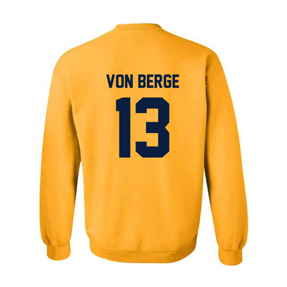 AU - NCAA Baseball : Logan Von Berge - Classic Fashion Shersey Crewneck Sweatshirt