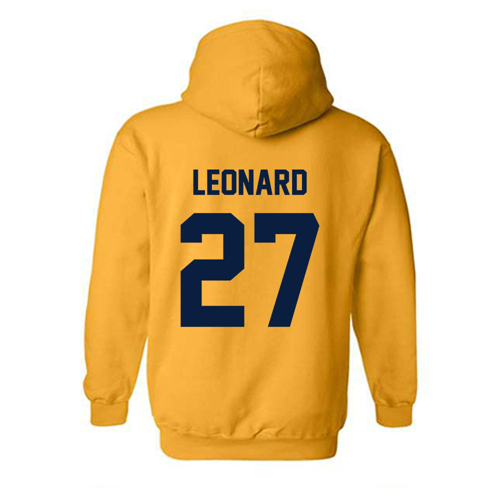 AU - NCAA Football : Logan Leonard - Classic Fashion Shersey Hooded Sweatshirt