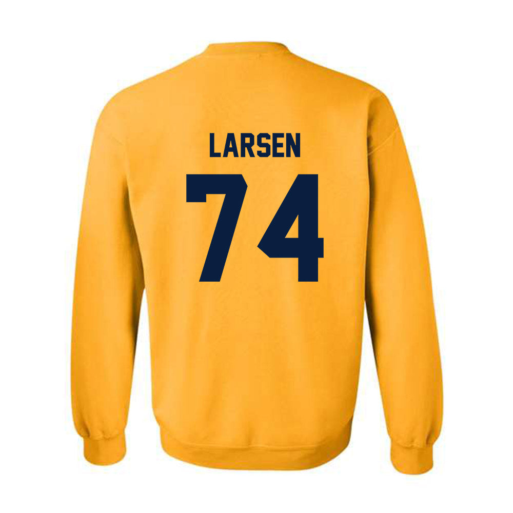 AU - NCAA Football : Josh Larsen - Classic Fashion Shersey Crewneck Sweatshirt-1