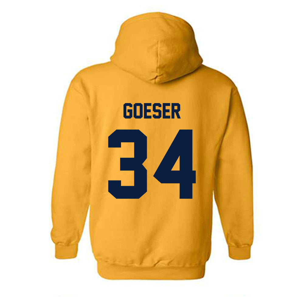 AU - NCAA Baseball : Cole Goeser - Classic Fashion Shersey Hooded Sweatshirt