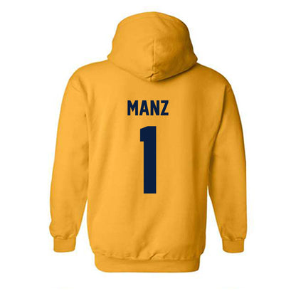 AU - NCAA Men's Ice Hockey : Christian Manz - Classic Fashion Shersey Hooded Sweatshirt