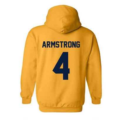 AU - NCAA Men's Basketball : Cj Armstrong - Classic Fashion Shersey Hooded Sweatshirt-1