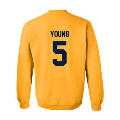AU - NCAA Men's Ice Hockey : Easton Young - Classic Fashion Shersey Crewneck Sweatshirt-1