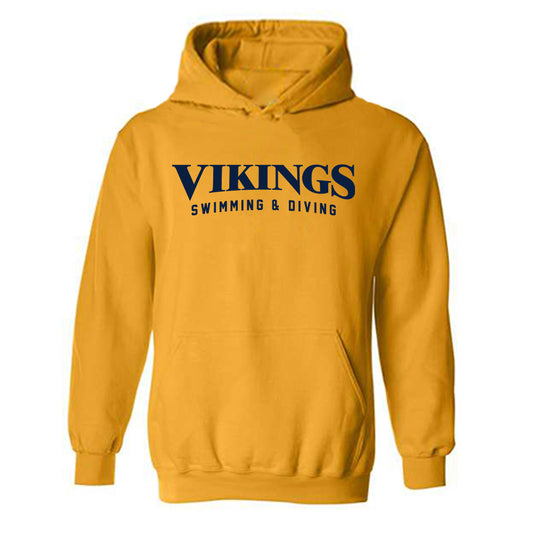 AU - NCAA Women's Swimming & Diving : Lenja Osborne - Classic Fashion Shersey Hooded Sweatshirt-0