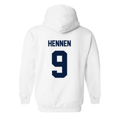 AU - NCAA Men's Ice Hockey : Hayden Hennen - Classic Shersey Hooded Sweatshirt-1