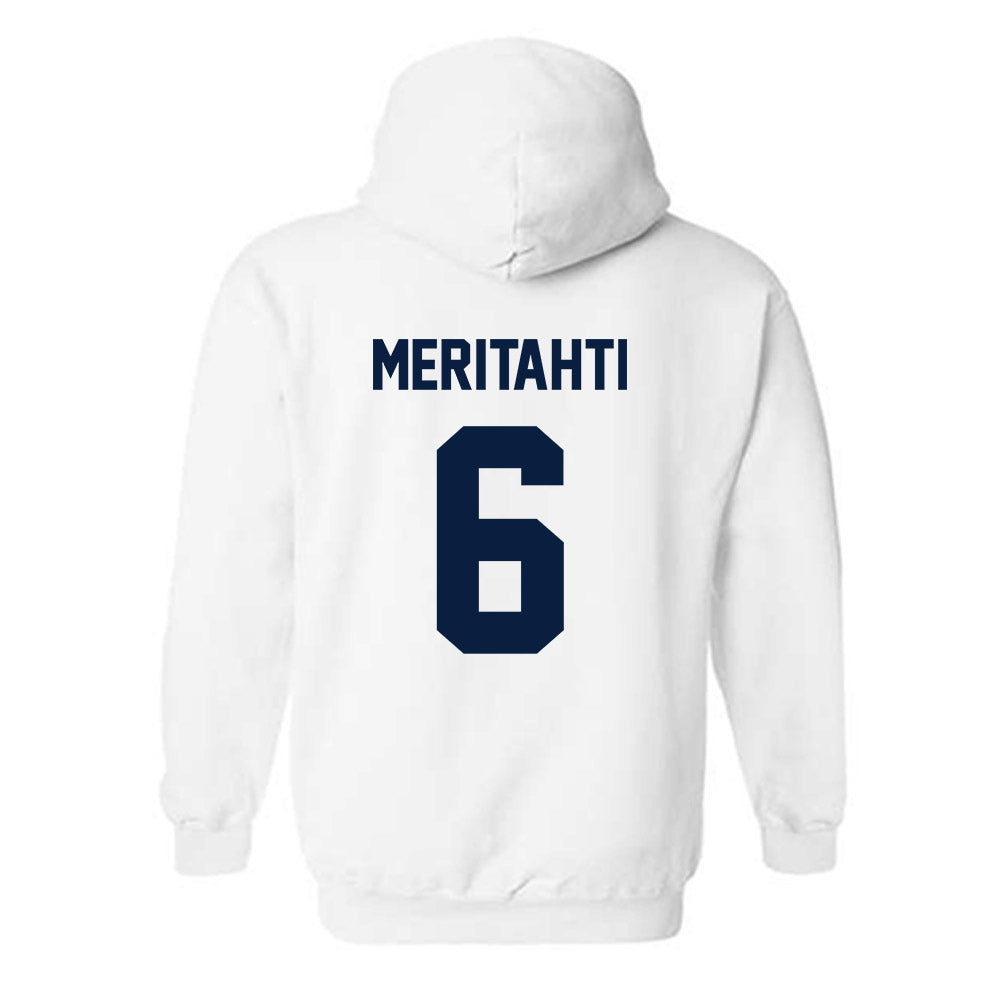 AU - NCAA Men's Ice Hockey : Samo Meritahti - Classic Shersey Hooded Sweatshirt-1