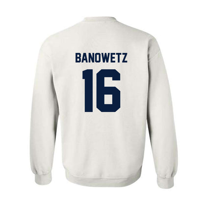 AU - NCAA Baseball : Nick Banowetz - Classic Fashion Shersey Crewneck Sweatshirt