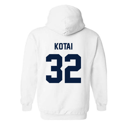 AU - NCAA Men's Ice Hockey : Josh Kotai - Classic Shersey Hooded Sweatshirt-1