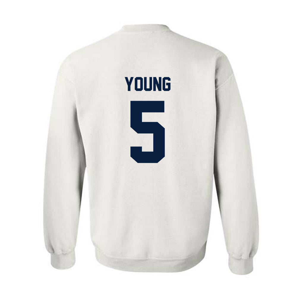 AU - NCAA Men's Ice Hockey : Easton Young - Classic Shersey Crewneck Sweatshirt-1